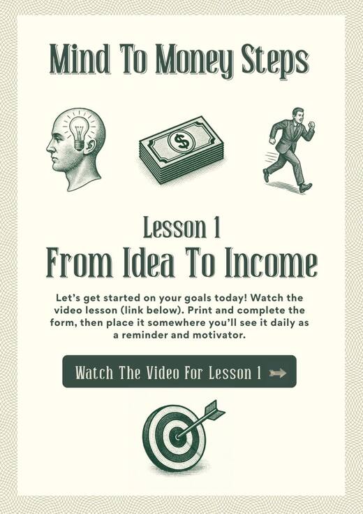 Lesson 1 Action Sheet: From Idea To Income